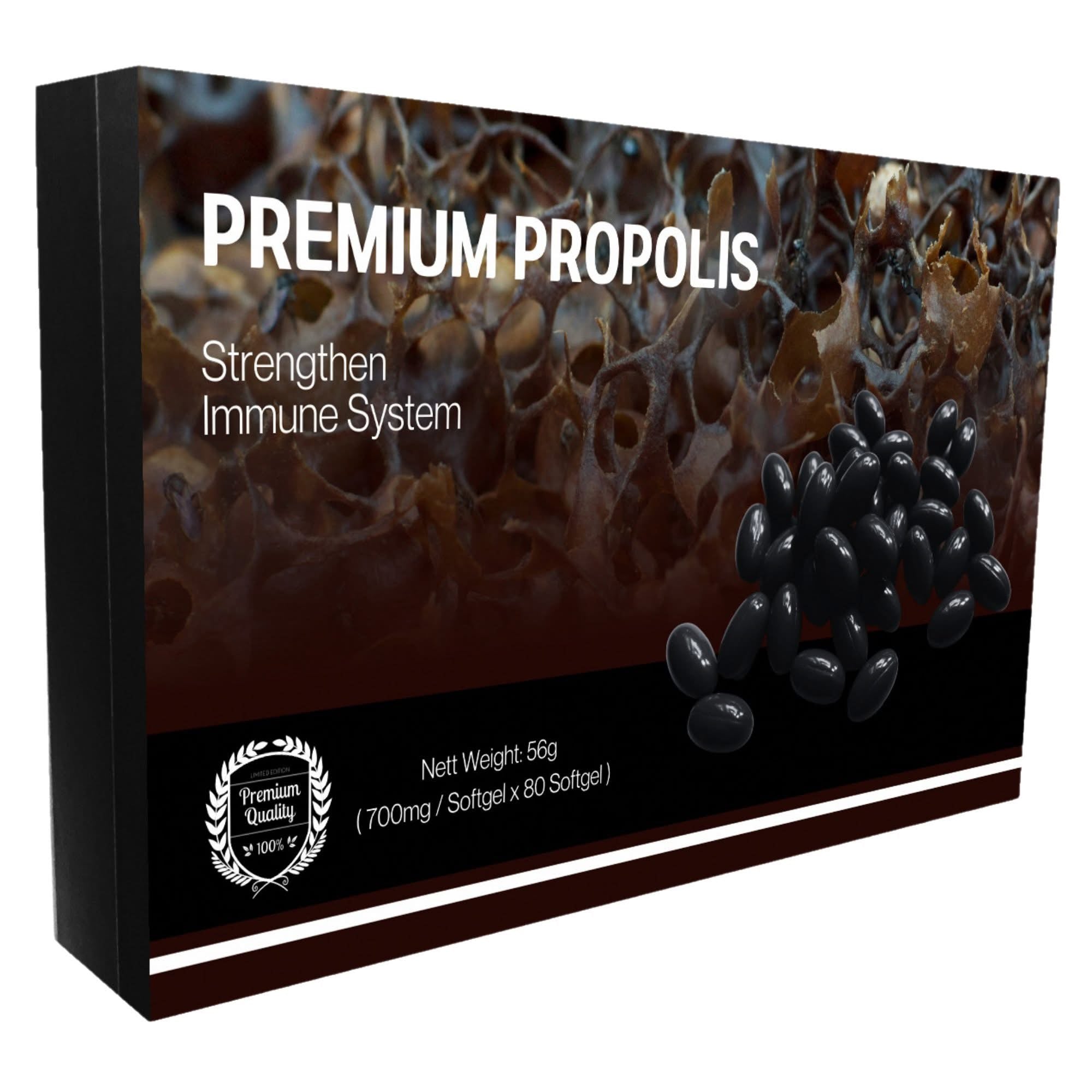 高級黑蜂膠膠囊