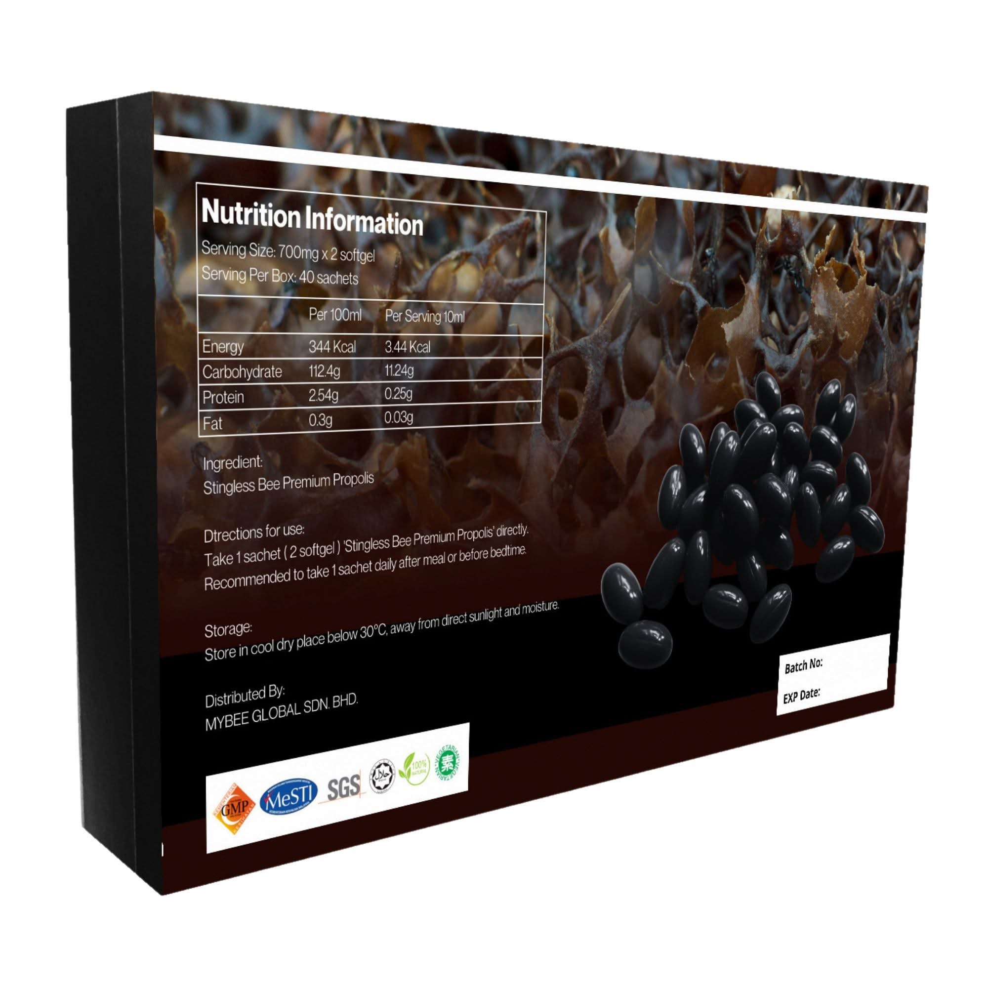 高級黑蜂膠膠囊